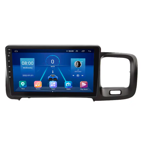 Штатная магнитола Lesko для Volvo S60 II Рестайлинг 2013-2018 экран 9" 2/32Gb Wi-Fi GPS Base