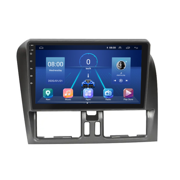 Штатная магнитола Lesko для Volvo XC60 I 2008-2013 экран 9" 6/128Gb 4G Wi-Fi GPS Top