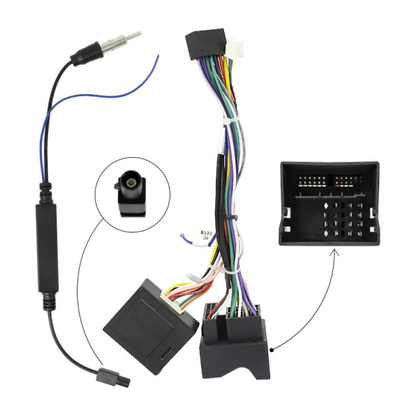 Штатная автомобильная магнитола 9" Wangi Volkswagen universal 9021A 2+32 4G