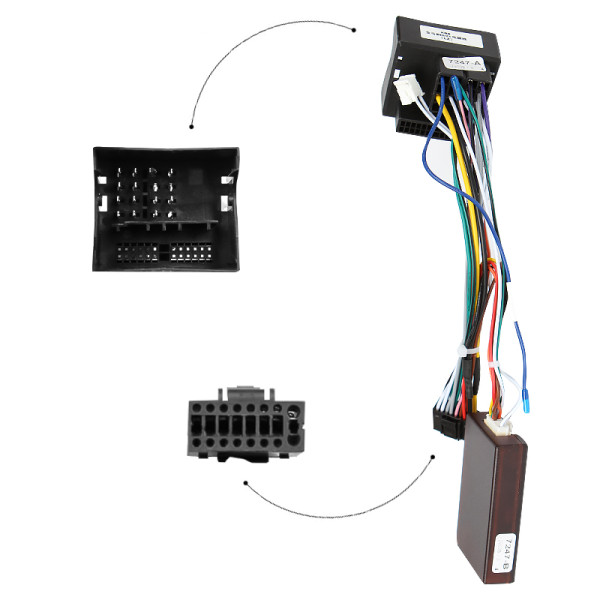 Адаптер штатной магнитолы FEELDO BMW 3-series E90 E91 E92 E93 2005-2012 CAN-BUS (7247)
