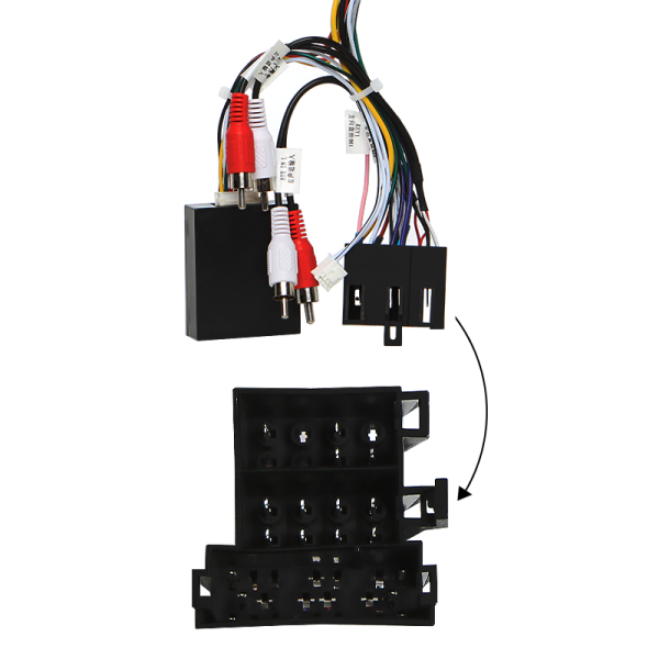 Адаптер штатной магнитолы для Fiat 2006-2019 Opel Combo 2011-2017 Peugeot Bipper 2008-2018 CAN-BUS (6976)