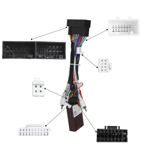Адаптер штатного усилителя FEELDO Hyundai Elantra 2012-2014 Santa Fe 2012 Hyundai IX45 2012 CAN-BUS (7379)