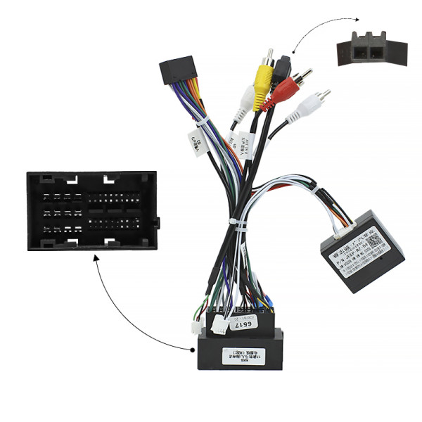 Адаптер штатного усилителя FEELDO Jeep Cherokee 2015-2019 Wrangler Compass 2018+ Renegade 2014+ CAN-BUS (6517)