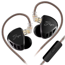 Навушники KZ Saga Balanced з мікрофоном black
