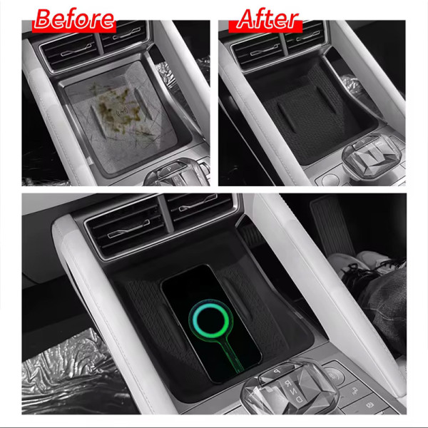 Силиконовый коврик для беспроводной зарядки BYD Yuan Up на центральной консоли нескользящая