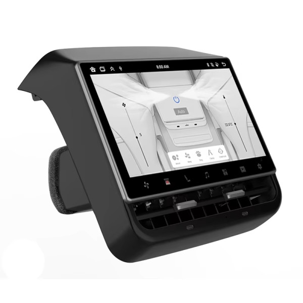 Мультимедийный экран Mekede MTS1 8,66" для Tesla model 3 Y для пассажира Android Car-Play + Android auto с Управление климатом Prime 4/64 Car-Play