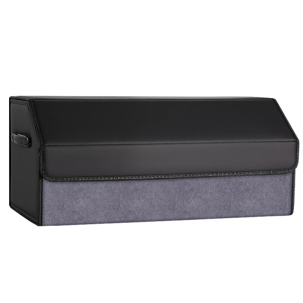 Автомобильный органайзер 5699 Gray компактный вместительный два отдела для хранения на магнитах с ручкой  66*32*29 см