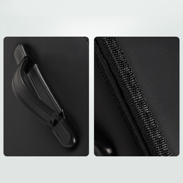 Автомобильный органайзер 5699 Gray компактный вместительный два отдела для хранения на магнитах с ручкой  66*32*29 см