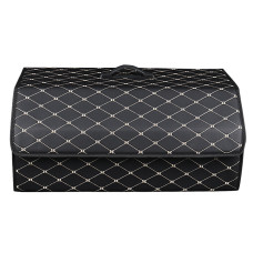 Автомобильный органайзер XY0-52 Black-Gold компактный вместительный два отдела для хранения на магнитах с ручкой  55*31*29 см