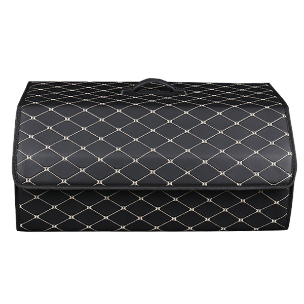 Автомобильный органайзер XY0-52 Black-Gold компактный вместительный два отдела для хранения на магнитах с ручкой  55*31*29 см