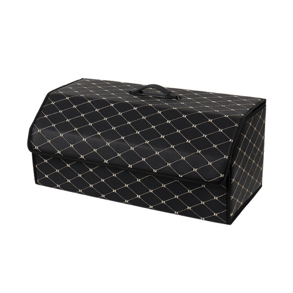 Автомобильный органайзер XY0-52 Black-Gold компактный вместительный два отдела для хранения на магнитах с ручкой  55*31*29 см