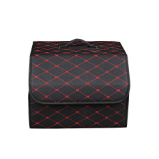 Автомобильный органайзер XY0-52 Black-Red компактный вместительный два отдела для хранения на магнитах с ручкой  40*31*29 см