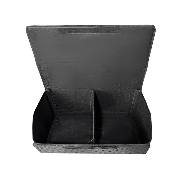 Автомобильный органайзер ZWX-002 Black-Red компактный вместительный два отдела для хранения на липучке с ручкой  65*30*30 см