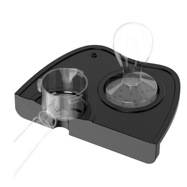 Коврик для темперовки кофе Choxila 11701 17,5*12*3 см нескользящий силиконовый Black