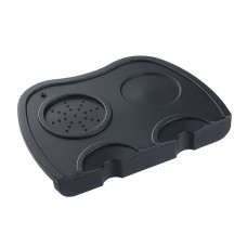 Коврик для темперовки кофе Choxila 11702 21*15*3 см нескользящий силиконовый Black