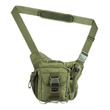 Сумка тактическая через плечо AOKALI Outdoor A03 Green