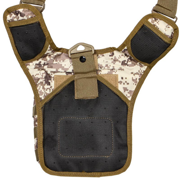 Сумка тактическая через плечо AOKALI Outdoor A25 Sand Pixel