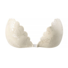 Бюстгальтер-невидимка Fly Bra G00D89 с эффектом Рush Up без бретелей кружевной лиф Ivory A