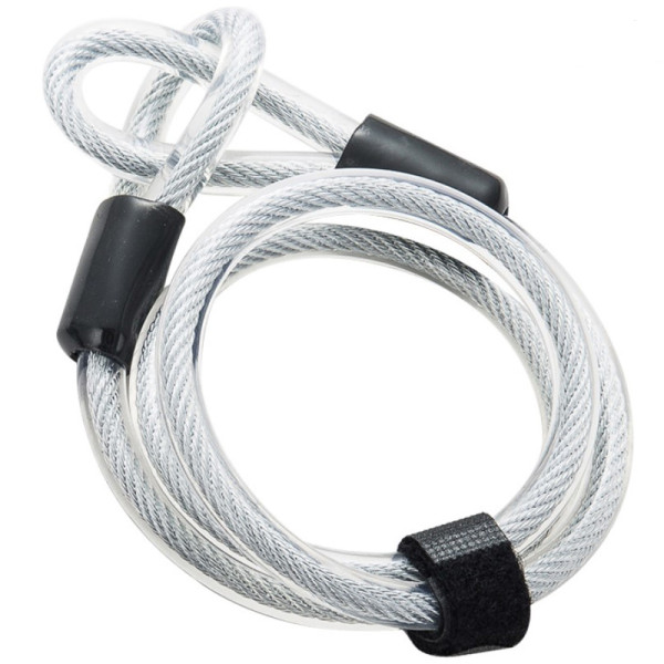 Замок велосипедный West Biking 0705031/0705032 с тросом и ключом