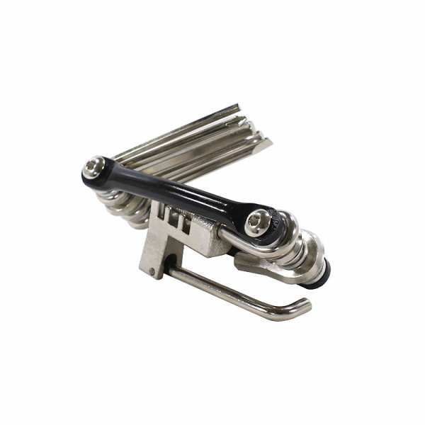 Мультитул, карманный набор инструментов для велосипеда West Biking 0719007 10 в 1 Black