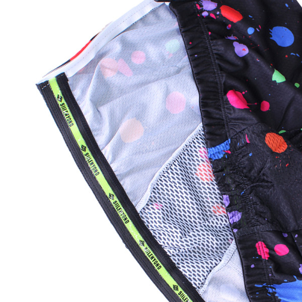 Вело костюм женский Siilenyond SW-CT-05702 Graffiti длинный рукав штаны 3XL