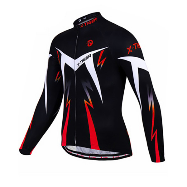 Вело костюм для мужчин X-Тiger XM-CT-013 кофта с длинным рукавом штаны Red 3XL