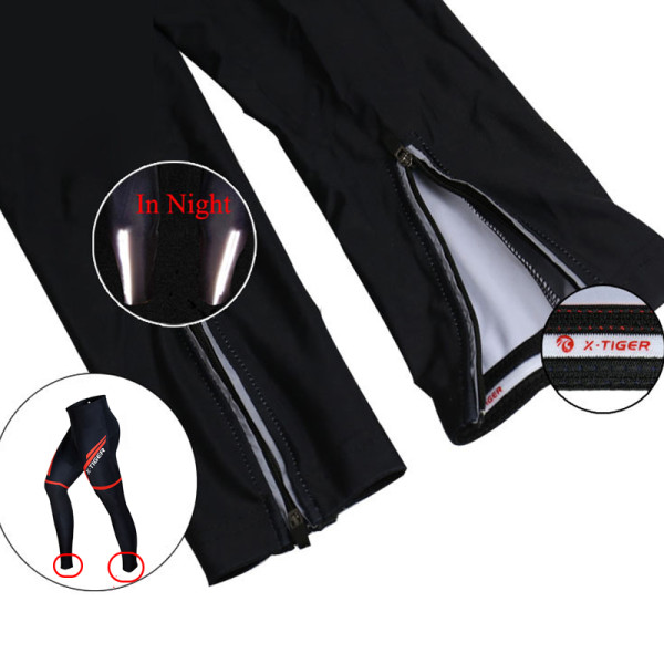 Вело костюм для мужчин X-Тiger XM-CT-013 кофта с длинным рукавом штаны Red 3XL