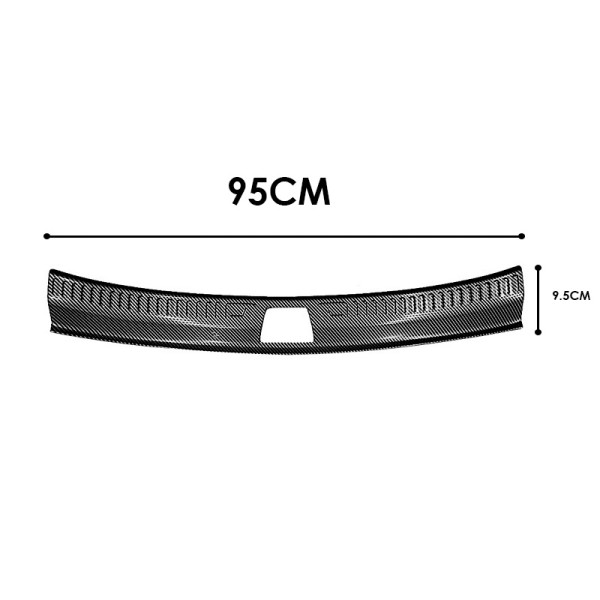 Защитная накладка на порог багажника для автомобиля  BYD Yuan up из углеродного волокна