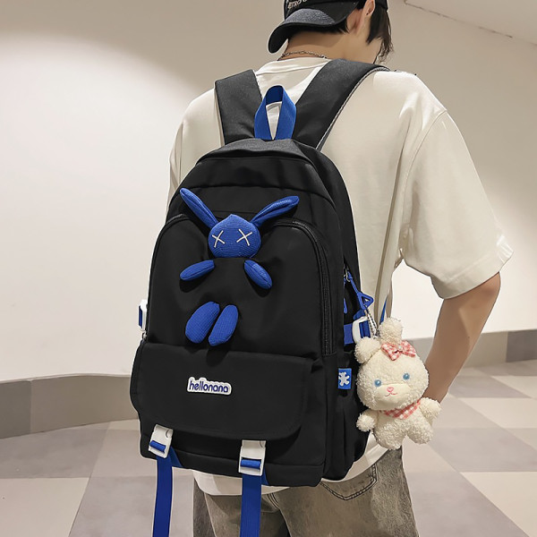 Рюкзак подростковый 608833 Hellonana с брелком Black