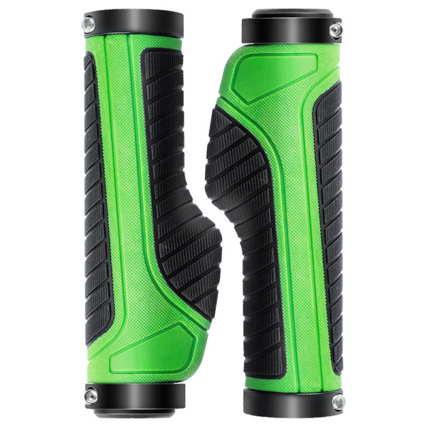 Анатомические Грипсы / Велосипедные ручки West Biking 0804021 Green