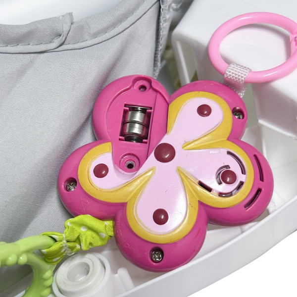 Кресло-сиденье для малыша 68179 шезлонг с игрушками погремушками