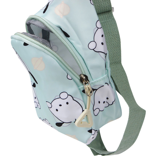 Детская сумка TD-34 Kuromi с аниме через плечо на одно отделение с ремешком Turquoise