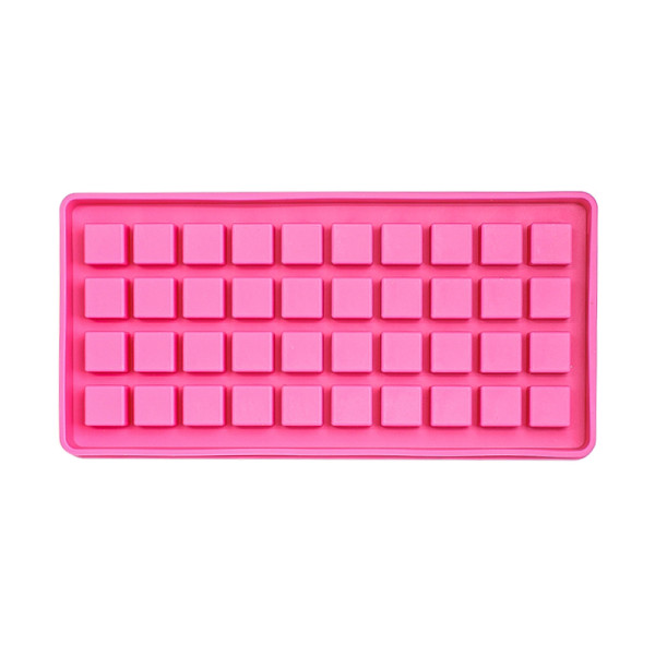 Силиконовая форма для льда CUMENSS AI-2016 40 ячеек Pink