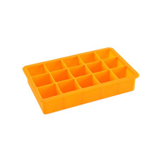 Силиконовая форма для льда CUMENSS AI-807 Cube 15 Orange