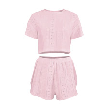 Женский комплект для дома и сна SM24107A футболка и шорты женская пижама Pink XL