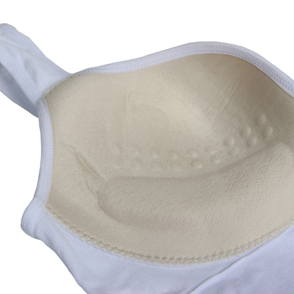 Женский 3D топ 2765# с моделирующим эфектом пушап с глубоким декольте удлиненный Белый XL