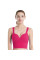 Женский 3D топ 2765# с моделирующим эфектом пушап с глубоким декольте удлиненный Розовый XL