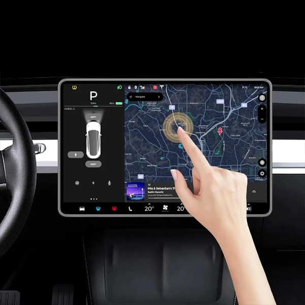 Защитное стекло SS-GHM-TSL4 для Tesla 3 Highland 2023-2024