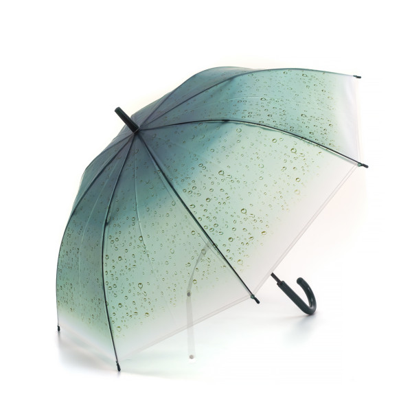 Женский зонт RST RST940 Капли дождя Dark Green