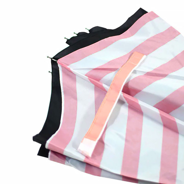 Зонт наоборот Up-Brella Розово-белые полосы