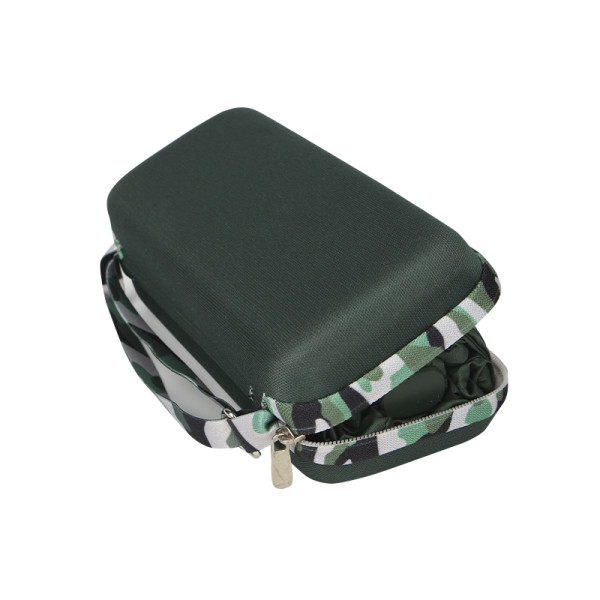 Мини-зонт 191T карманный с чехлом капсулой Dark Green