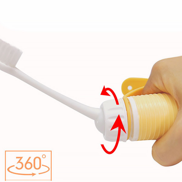 Зубная щетка для людей с тремором или артритом с фиксатором