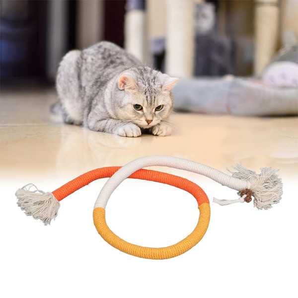 Игрушка DT-1145 Веревка для котов 70см Orange