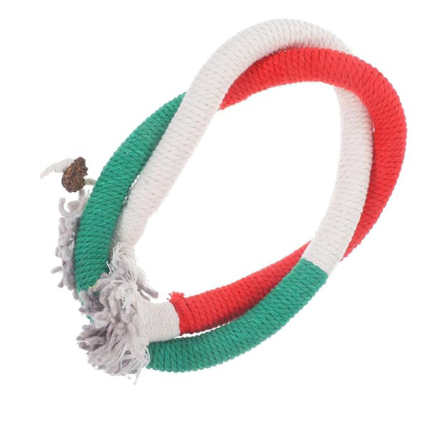 Игрушка DT-1145 Веревка для котов 70см Red + Green