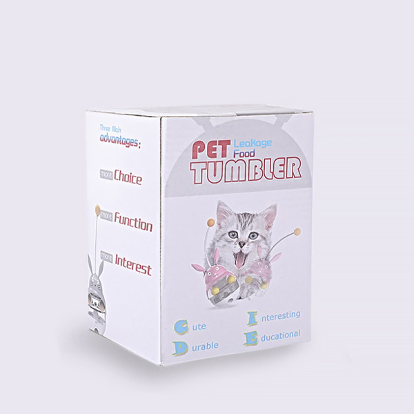 Игрушка DT-653 Неваляшка Барашек для котов с шариками и кормушкой