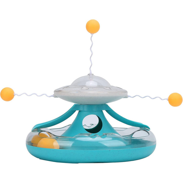 Игрушка для кошек DT312 игровой комплекс с шариками Mint Green