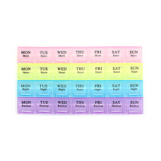 Таблетница органайзер для таблеток FY-8827 на 28 отделений