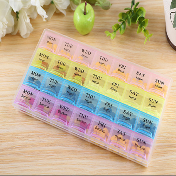 Таблетница органайзер для таблеток FY-8827 на 28 отделений