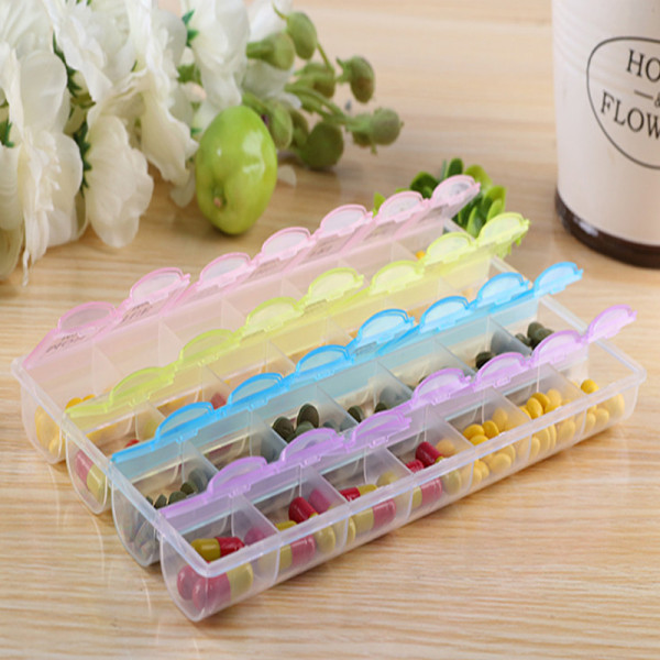 Таблетница органайзер для таблеток FY-8827 на 28 отделений