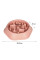 Миска для котов собак Taotaopets 119905 для медленной еды Pink